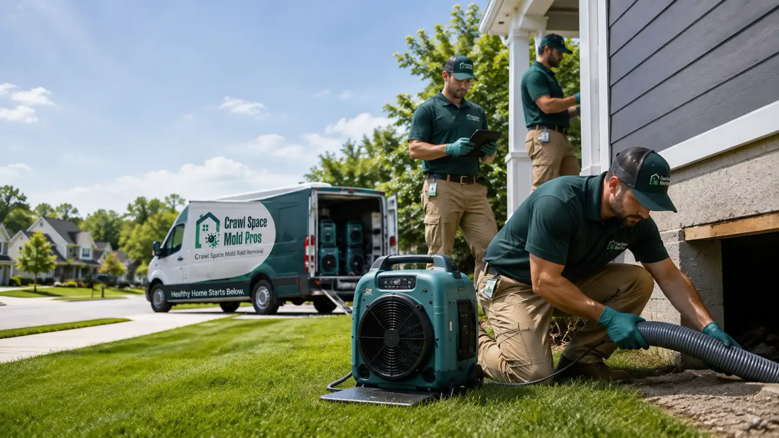 Crawl Space Mold Removal in Gleneden Beach, OR